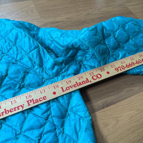 Women's The North Face Thermoball Teal Green Zip Light Puffer Jacket Sz Medium - Picture 3 of 9